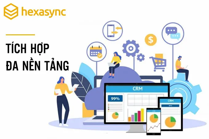 Tích hợp đa nền tảng giúp gia tăng hiệu quả của phần mềm CRM