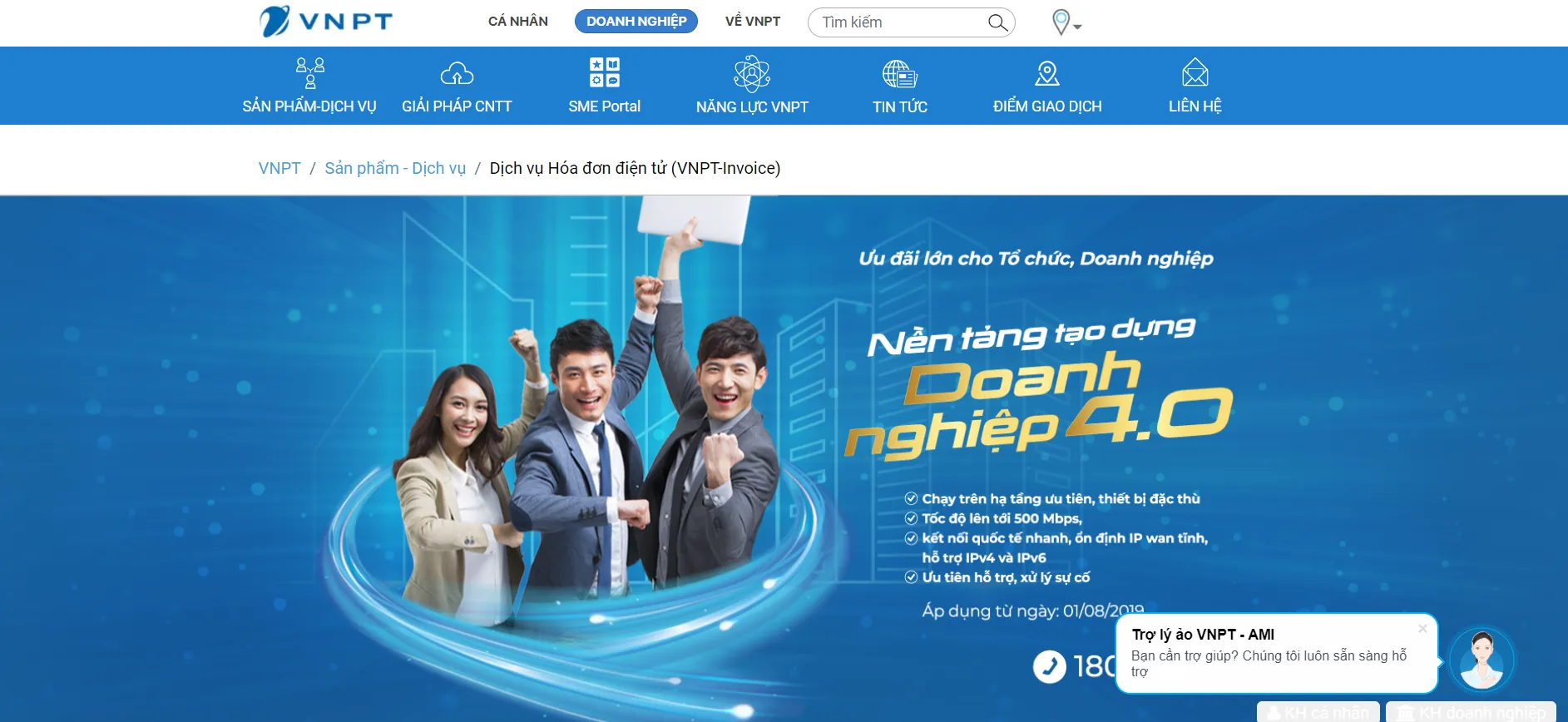 hóa đơn điện tử VNPT